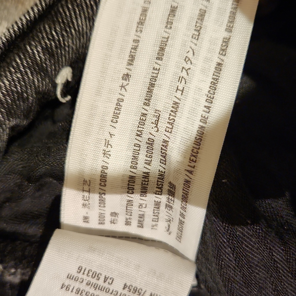 ❤️ ABERCROMBIE & FITCH CURVE LOVE JEANS - ULTRA HIGH RISE ANKLE STRAIGHT, 6 (28) - Picture 4 of 6